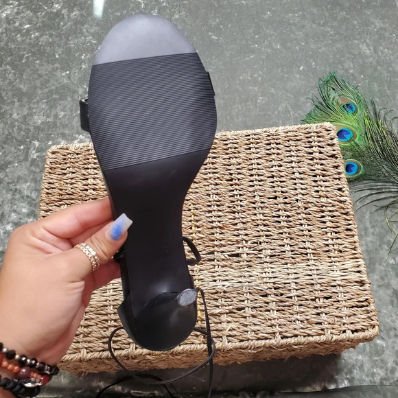 Madden Girl Black G-Debi Strappy Heels - Picture 7 of 7